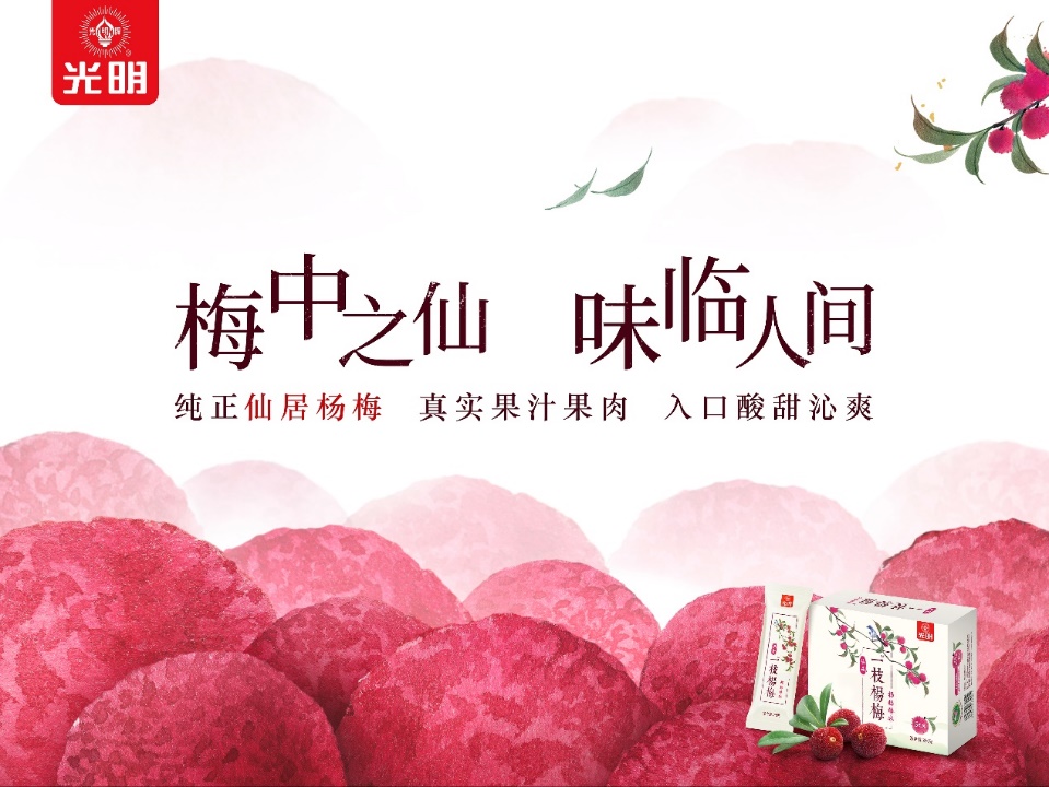 E:年度策略公司\2020-2021奥美 - 光明主品牌方案作业\新品KV一枝杨梅\杨梅横版KV.jpg